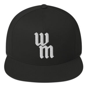 "Monogram" Flat Bill Cap