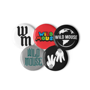 Set of pin buttons