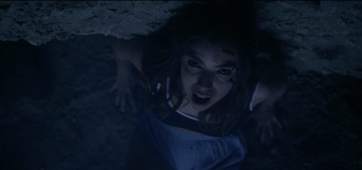 Still from the segment "Don't Fall" from the horror anthology XX