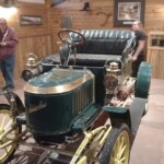 A steam car in the ice house, another hot spot of activity